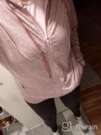 img 1 attached to ELESOL Women'S Athletic Hoodies: Long Sleeve Workout Jacket W/ Thumb Hole, Zip & Pockets (S-XXL) review by Jessica Simmons