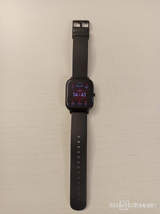 img 1 attached to 💪 Stay Fit and Connected with the Amazfit GTS Smartwatch - 14 Day Battery, Heart Rate Monitor, GPS, Sleep and Swim Tracking, and More! review by Aditya ᠌