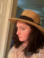 img 1 attached to Stylish Roll-Up Fedora Beach Hat For Women With Wide Brim And UPF 50 Sun Protection review by Justin Boisvert