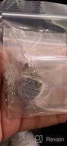 img 6 attached to Always in My Heart: Heart Urn Necklace for Ashes, Electrocardiogram Cremation Jewelry - A Memorial Ashes Keepsake Pendant