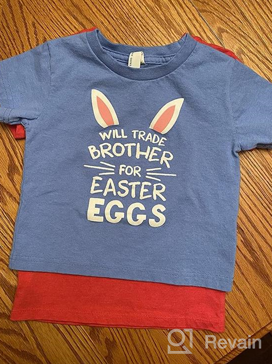 img 1 attached to Easter Siblings T Shirt for Boys - Tstars Brother Clothing: Tops, Tees & Shirts review by Randy Jagers