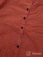 img 1 attached to 👔 Sleeve Button Casual Pockets by Yaohuole review by Daniel Bruce