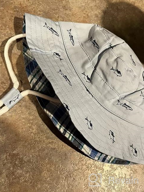 img 1 attached to Summer Baby Sun Hat with UPF 50+ Protection - 👶 Toddler Bucket Hat for Boy & Girl - Beach and Outdoor Activities review by Anthony Bandzz