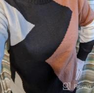 img 1 attached to Stay Fashion-Forward With ECOWISH Women'S Color Block Sweater - Stylish, Comfortable And Casual review by Robert Grind