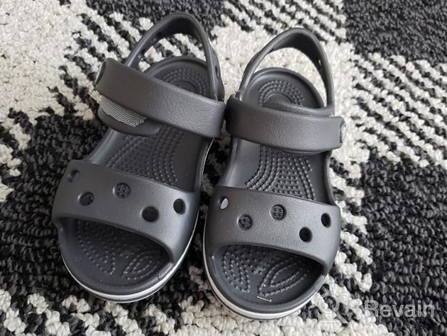 img 1 attached to 👣 Crocband Sandal for Unisex Children by Crocs review by Allan Duman