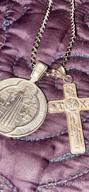 img 1 attached to 📿 925 Sterling Silver Saint Benedict Medal Pendant Necklace for Sacramental Protection with Venetian Link Chain and Black Velvet Pouch - Includes Polishing Cloth & Fine Jewelry Gift Box - Ideal for Exorcism & Spiritual Healing review by Scott Chen