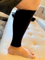img 1 attached to Calf Compression Sleeves For Men And Women - Helps With Shin Splints And Muscle Recovery - Ideal For Running And Cycling - KEMFORD review by Melvin House