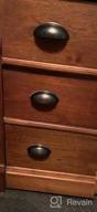 img 1 attached to HOMOTEK 12 Pack Drawer Bin Cup Pulls Dresser Pulls For Cabinets Oil Rubbed Bronze - 3 Inch Hole Centers Furniture Handles,Kitchen Cabinet Hardware review by Chris Destruction