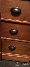 img 5 attached to HOMOTEK 12 Pack Drawer Bin Cup Pulls Dresser Pulls For Cabinets Oil Rubbed Bronze - 3 Inch Hole Centers Furniture Handles,Kitchen Cabinet Hardware