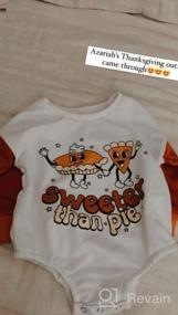 img 5 attached to Get Your Little Pumpkin Ready For Halloween With Our Oversized Pumpkin Sweatshirt Romper Onesie For Baby Girls And Boys