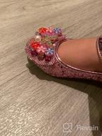 img 1 attached to 👑 YING LAN Cosplay Wedding Princess Girls' Shoes: Elegant Flats for Young Fashionistas review by Charles Osguthorpe