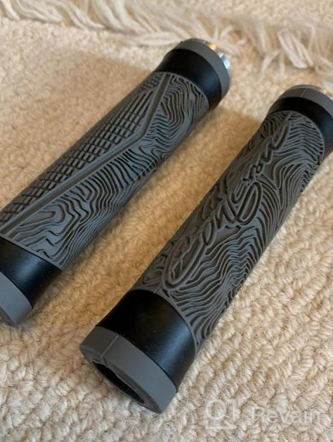 img 1 attached to ENLEE Bike Handle Grips Mountain Bike Handlebar Grips Cover Non Slip Soft Rubber Handle Bar Grips Bicycle Hand Grip For BMX MTB Downhill Folding Bike Grips review by Alan Brewer