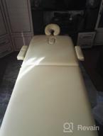img 3 attached to Folding massage table with height adjustment MET Comfort A2 aluminum, 2-section, super light 10 kg, cream review by Adam Trela ᠌