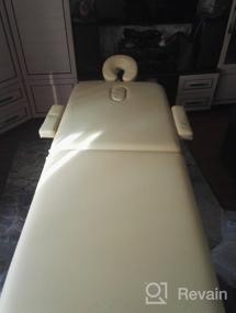 img 12 attached to Folding massage table with height adjustment MET Comfort A2 aluminum, 2-section, super light 10 kg, cream