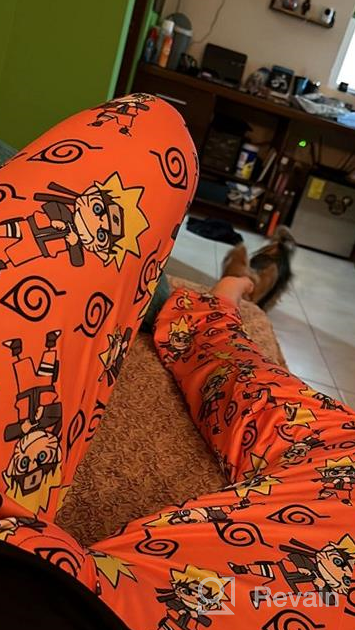 img 1 attached to Naruto Bioworld AOP Sleep Pants M: Ultimate Comfort for Naruto Fans review by Tim Ross