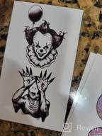 img 1 attached to Spooky Temporary Tattoo Stickers: 40 Waterproof Halloween Designs For All Ages! review by Dustin Ferguson