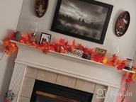 img 1 attached to Add A Touch Of Autumn With Lvydec'S 2 Pack Maple Leaf Fall Garlands - Perfect For Home Decor, Weddings, Parties And Thanksgiving review by Lee Rodriguez
