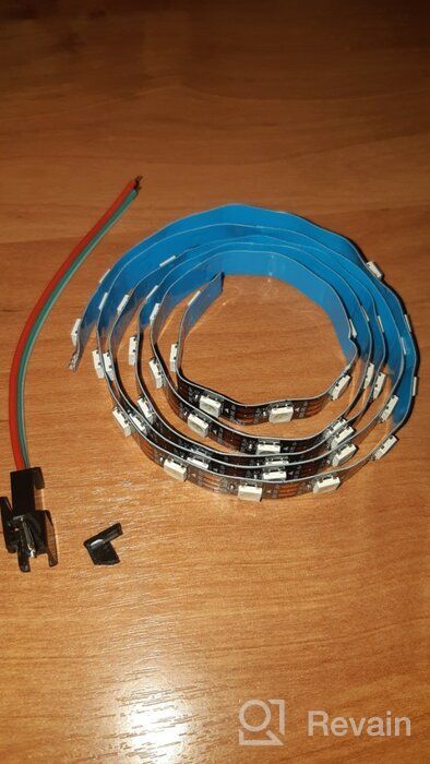 img 1 attached to Addressable LED strip WS2812b (5V) 1 meter review by Mateusz Wodarczyk ᠌