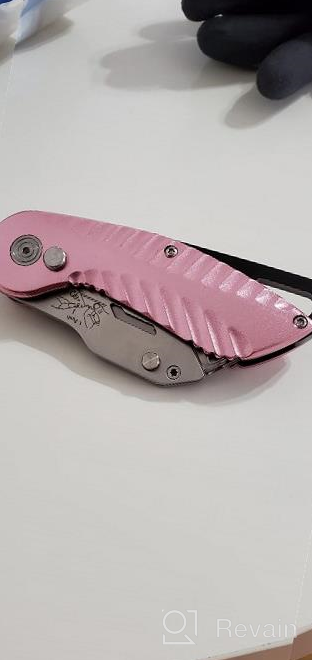 img 1 attached to Get The Ultimate Cutting Experience With DIYSELF Knife Set - 3 Folding Utility Knives With 15 Extra Blades, Belt Clip, Quick Change & Lock-Back Design In Trendy Blue, Pink, And Red Options For Work! review by Lance Jenkins