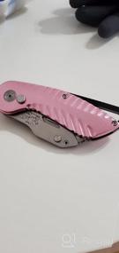 img 5 attached to Get The Ultimate Cutting Experience With DIYSELF Knife Set - 3 Folding Utility Knives With 15 Extra Blades, Belt Clip, Quick Change & Lock-Back Design In Trendy Blue, Pink, And Red Options For Work!