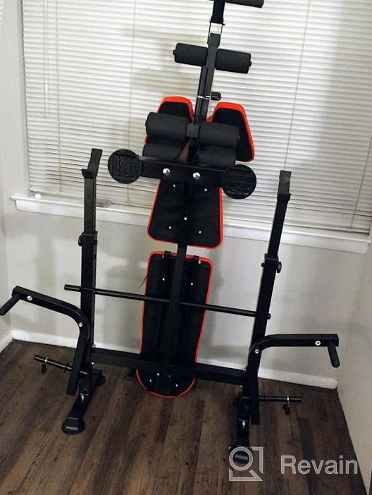 img 1 attached to Get Fit With OppsDecor Adjustable Weight Bench Set - Perfect For Home Gym Workouts review by Justin Malkowski