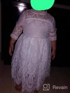 img 1 attached to NNJXD Flower Princess Pageant Vintage Girls' Clothing in Dresses review by Tricia Smith