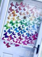 img 1 attached to 3D Colorful Butterfly Wall Stickers DIY Art Decor Crafts For Party Cosplay Wedding Offices Bedroom Room Magnets Glue SmartWallStation 84 PCS Set review by Samik Drusky