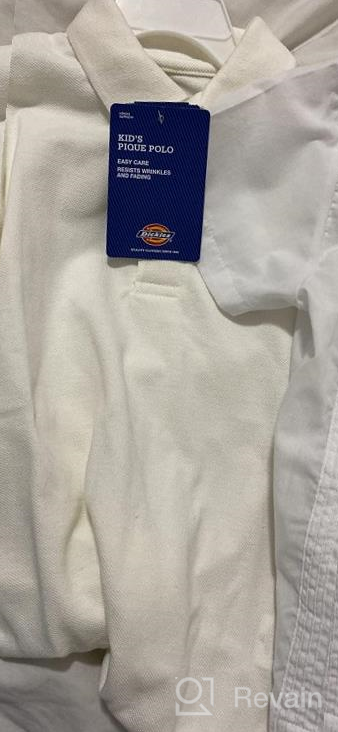 img 1 attached to 👕 Dickies Boys' Short Sleeve Pique Polo: Classic Comfort for Young Gentlemen review by Jeff Jackson