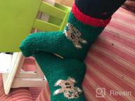 img 1 attached to Winter Warm Plush Slipper Socks - Fuzzy Crew Socks With 3D Animals, Fluffy And Cozy For Christmas, Women'S Footwear Optimal For Cold Days review by Andrew Patel