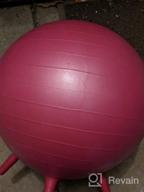 img 1 attached to Pink 18-Inch Children'S Chair Ball With Feet - Therapy Ball And Alternative Classroom Seating By WALIKI review by Danny Nedumaran