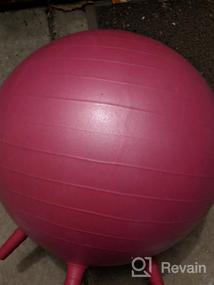 img 7 attached to Pink 18-Inch Children'S Chair Ball With Feet - Therapy Ball And Alternative Classroom Seating By WALIKI