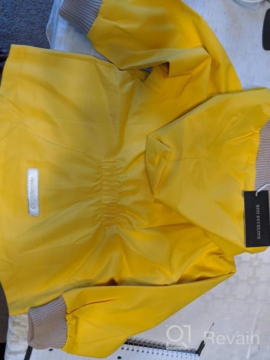 img 1 attached to 🧥 BINIDUCKLING Toddler Waterproof Windbreaker Jacket Boys' Apparel review by Jonathan Roloff