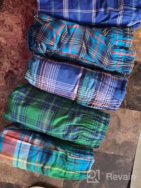 img 1 attached to 👕 Assorted Plaids Boys' Clothing 5-Pack from Fruit of the Loom review by Eric Dubreuil