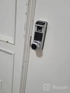 img 1 attached to HARFO K1 Fingerprint Door Lock, Keyless Entry Door Lock, Keypad Lock, Biometric Door Lock, Digital Door Lock For Home And Office (Silver) review by Juan Anderson