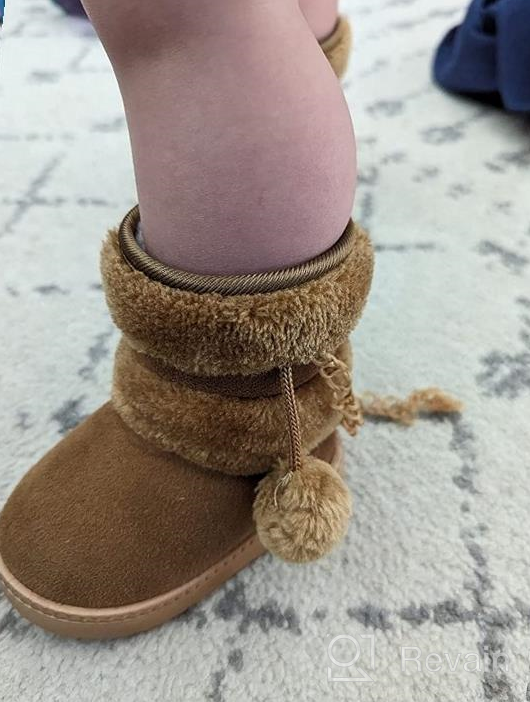 img 1 attached to 👞 Warm and Cozy Winter Shoes and Boots for Toddler Boys by KDHAO review by Jaya Walsh