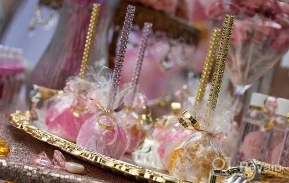 img 1 attached to Add Glamour To Your Party With Rhinestone Bling Paper Sticks In Gold For Lollipop Cake Pop Apple Candy Buffet Treat Party Favor - Pack Of 72 review by Lisa Farley