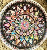 img 1 attached to Geometric Colorful Mandala Jigsaw Puzzle With 1000 Pieces And Vibrant Design By Bgraamiens review by Profit Gilley