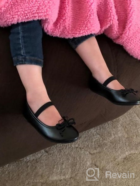 img 1 attached to Stylish and Comfortable Zoe Zac Toddler String Tie Regular Girls' Shoes for Flats review by Efraine Cruise