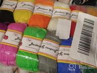 img 1 attached to Fuyit Crafts Starter Kit: 12 Assorted Colors Of 1310 Yards DK Yarn With Crochet Hooks - Perfect For Knitting And Crochet Beginners (12 X1.76 OZ) review by Roman Starr