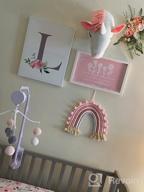img 1 attached to Colorful And Chic: Rainbow Wall Decor To Brighten Up Your Home, Nursery Or Kid'S Room With Soft Macrame And Boho Style Tassel Detailing review by Caleb Olsen