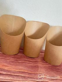 img 8 attached to 50 PCS Disposable Hara Huri Charcuterie Cups With French Fry Holder - 14 Oz Kraft Paper Cones And Paper For Elegant Charcuterie Displays, Perfect For All Occasions