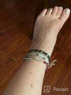img 1 attached to Women'S Braided Boho Coin Anklet Set - Waterproof Rope Friendship Foot Jewelry review by Wayne Lemke