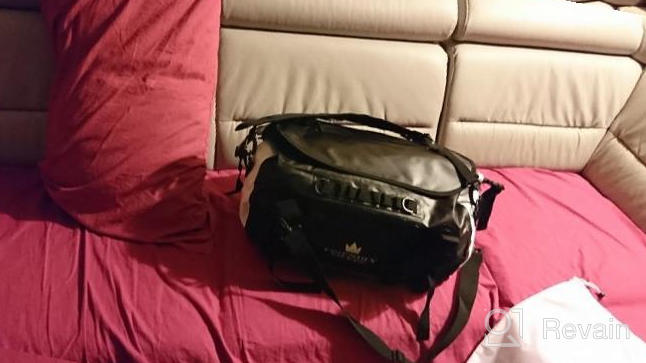 img 1 attached to 🎒 The Friendly Swede Waterproof Duffel Bag Backpack: A Versatile 35L VAXHOLM Roll Top Dry Bag for Gym, Travel, and Sports review by Jim Ledbetter