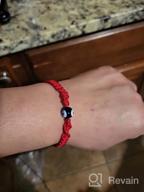 img 1 attached to 💫 Tarsus Adjustable Bracelet - Big Evil Eye Kabbalah Red String Amulet Nazar for Family, Couples, Best Friends - Women, Men, Girls review by Tony Meyer