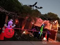 img 1 attached to Make Your Festivals Merry With IOKUKI'S Outdoor Inflatable Decoration - 5Ft, Color Changing LED Lights, Remote & Timer - Perfect For Christmas And Thanksgiving! review by Pamela Ervin