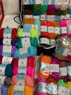 img 1 attached to 62 Acrylic Yarn Skeins Crochet Beginner Kit - 2170 Yards, 2 Hooks,2 Needles & 10 Stitch Markers For Adults Kids review by Dave Hess