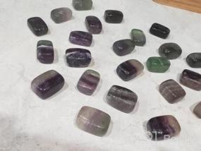 img 4 attached to 1Lb Tumbled Stones Polished Crystals For Healing, Reiki, Chakra & Wicca - Mookaitedecor Mixed Stones
