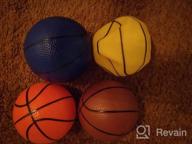 img 1 attached to 6PCS 5.5 Inch Mini Basketballs For Kids With Pump - Colorful Rubber Balls For Toddlers Indoor/Outdoor Pool Hoop Set. review by Shane Picot