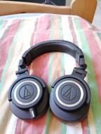 img 1 attached to Black Audio-Technica ATH-M50X Professional Grade Studio Monitor Headphones with Detachable Cable - Critically Acclaimed review by Eh Wah Paw ᠌