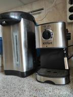 img 1 attached to Rozhkovy coffee maker Kitfort KT-753, black/silver review by Agata Paula ᠌